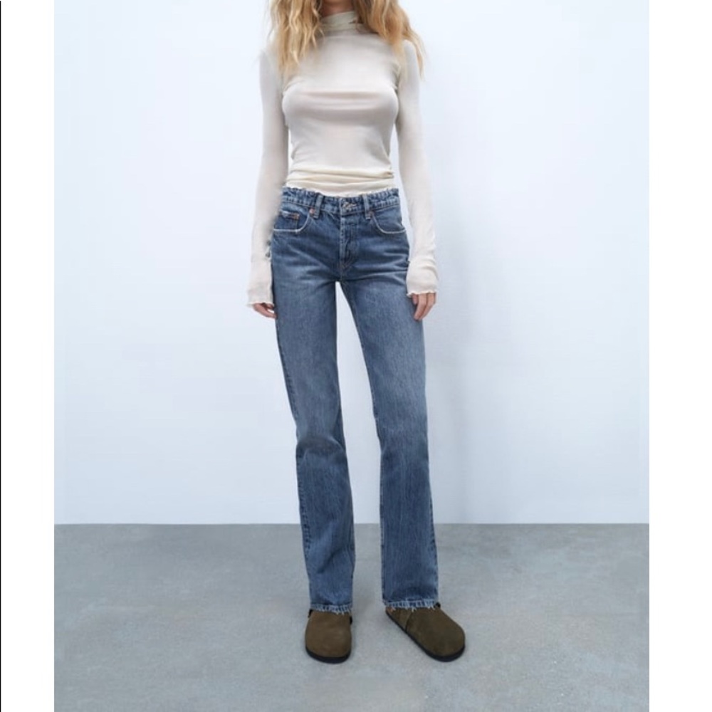 Zara Mid Rise Jeans